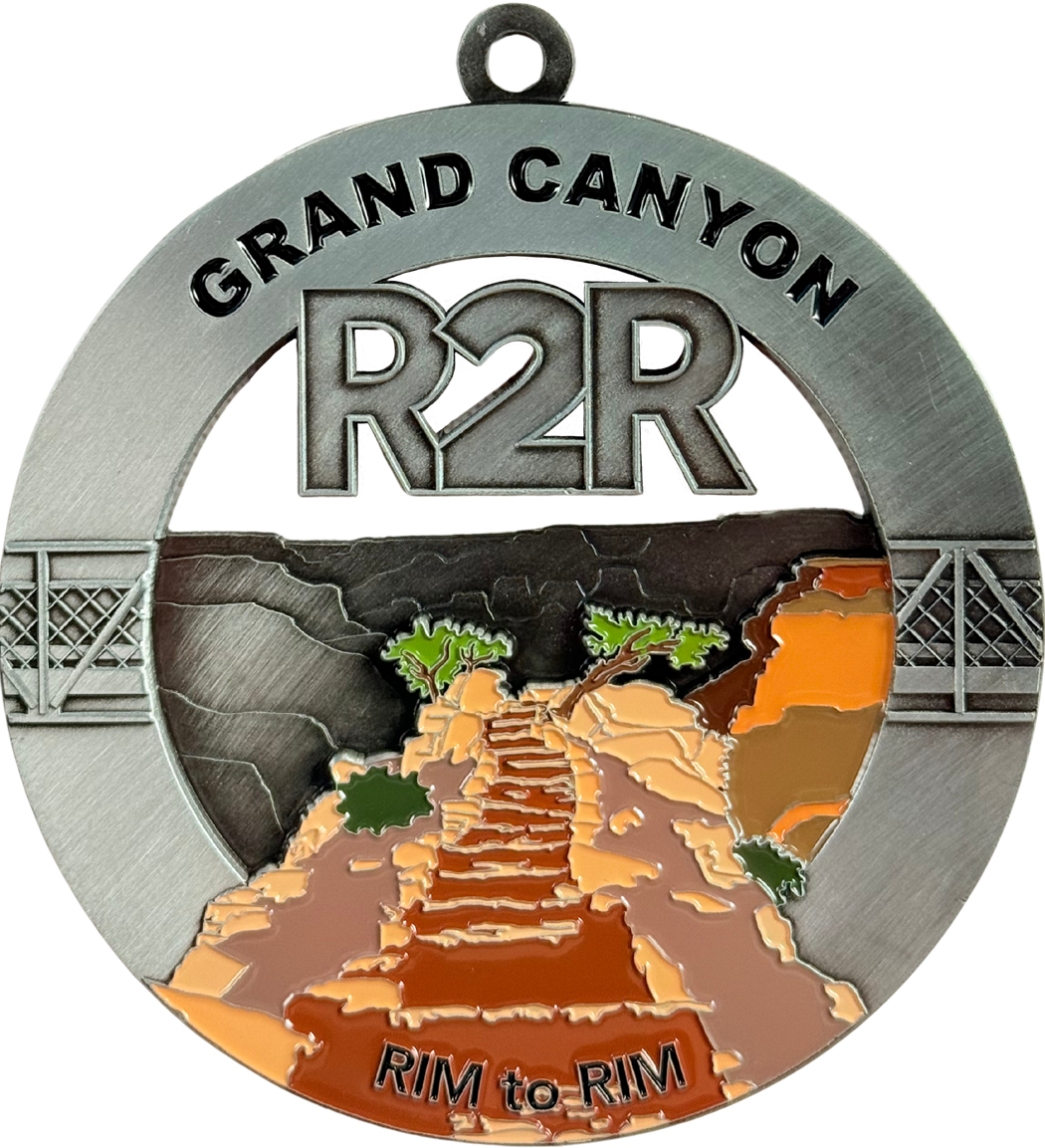 Grand Canyon Rim to Rim Medal - South Kaibab