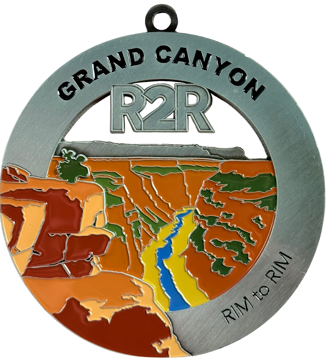 Grand Canyon Rim to Rim Medal -Toroweap Point