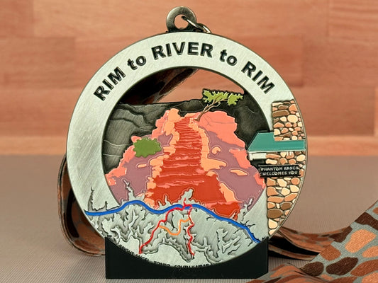 Grand Canyon Rim to River to Rim Medal - South Kaibab