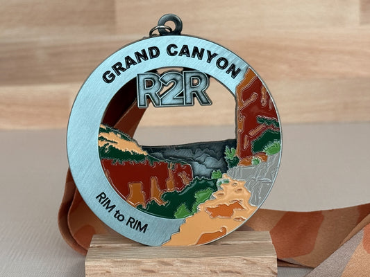 Grand Canyon Rim to Rim Medal - North Kaibab