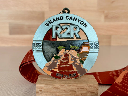 Grand Canyon Rim to Rim Medal - South Kaibab