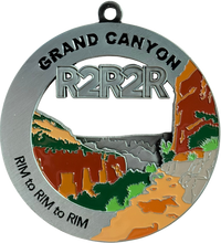 Grand Canyon Rim to Rim to Rim Medal - North Kaibab