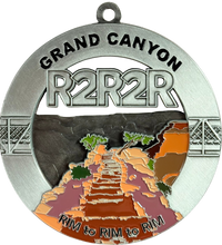Grand Canyon Rim to Rim to Rim Medal - South Kaibab