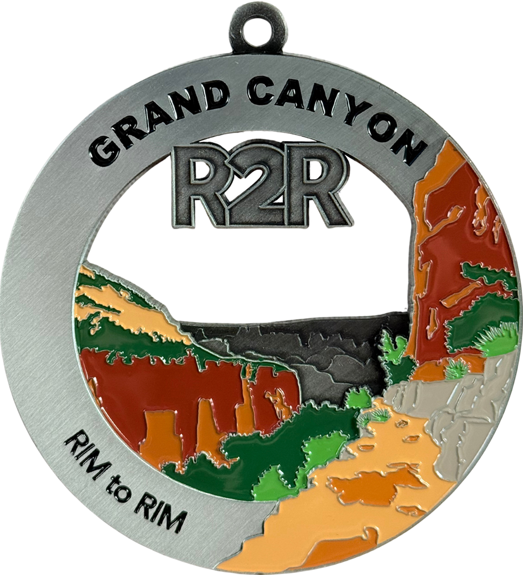 Grand Canyon Rim to Rim Medal - North Kaibab