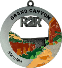 Grand Canyon Rim to Rim Medal - North Kaibab