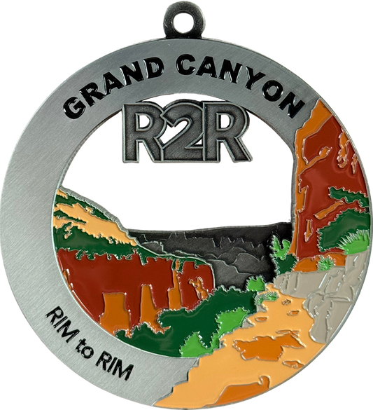 Grand Canyon Rim to Rim Medal - North Kaibab