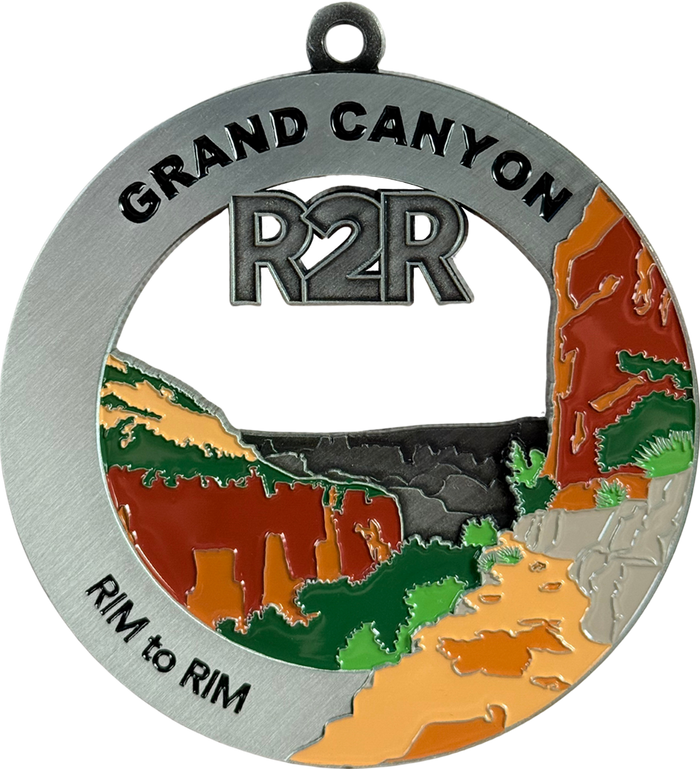 Grand Canyon Rim to Rim Medal - North Kaibab