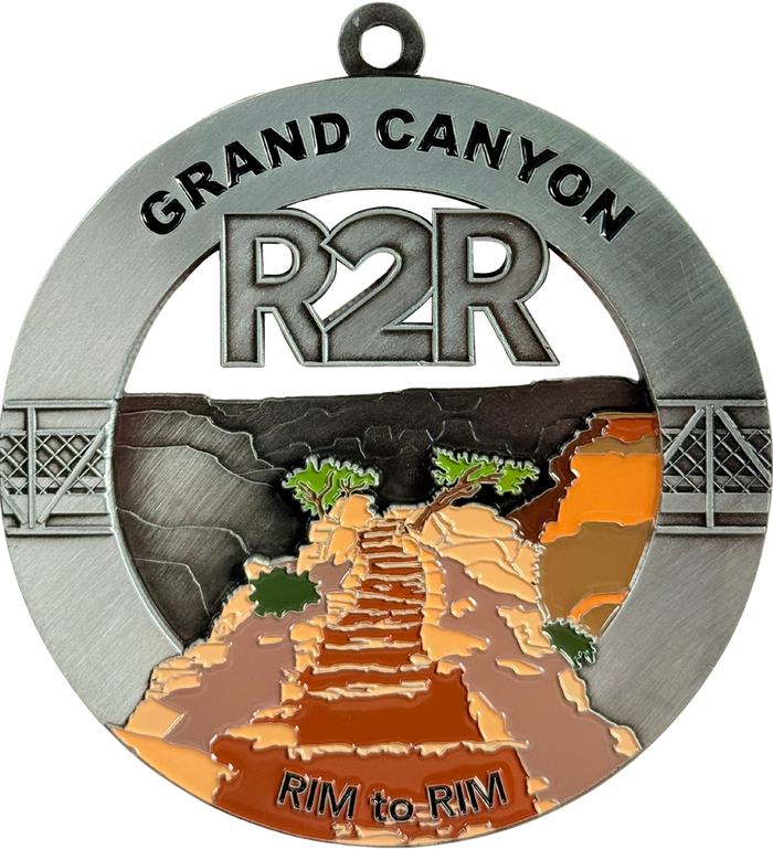 Grand Canyon Rim to Rim Medal - South Kaibab