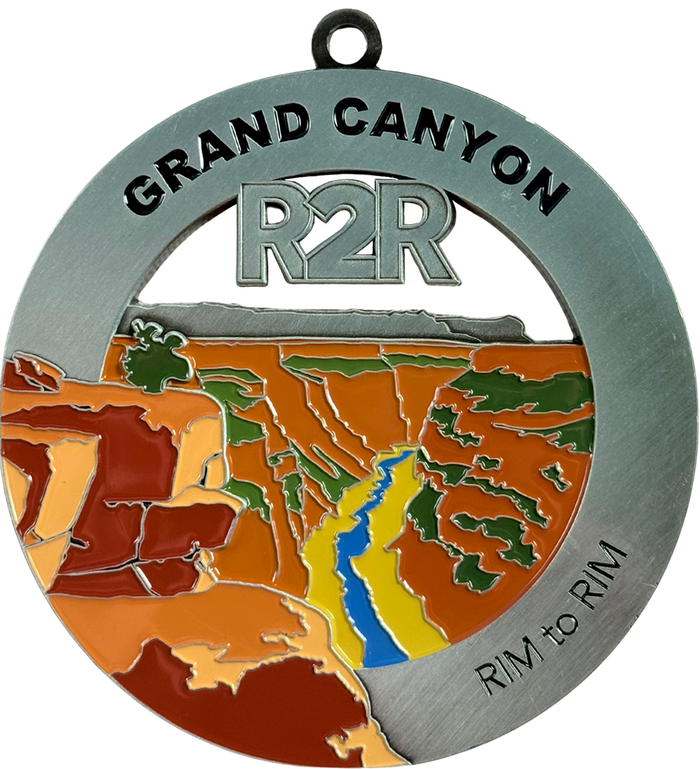 Grand Canyon Rim to Rim Medal -Toroweap Point