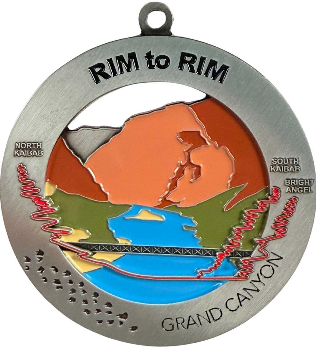 Grand Canyon Rim to Rim Medal