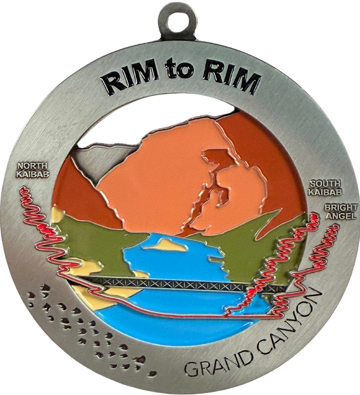 Grand Canyon Rim to Rim Medal