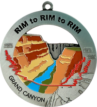 Grand Canyon Rim to Rim to Rim Medal