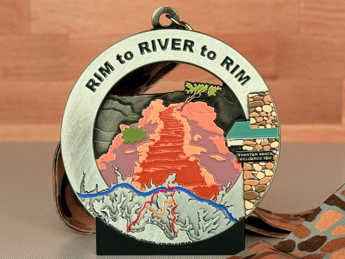 Grand Canyon Rim to River to Rim Medal - South Kaibab