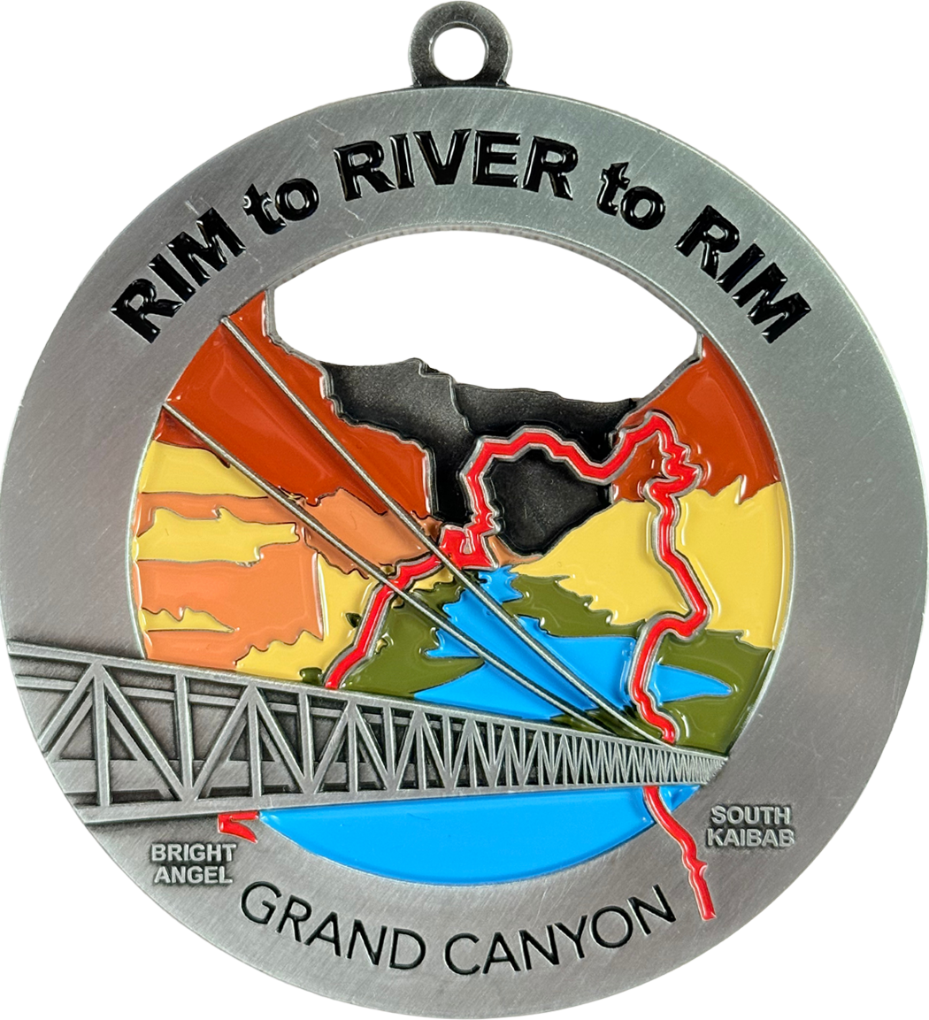 Grand Canyon Rim to River to Rim Medal