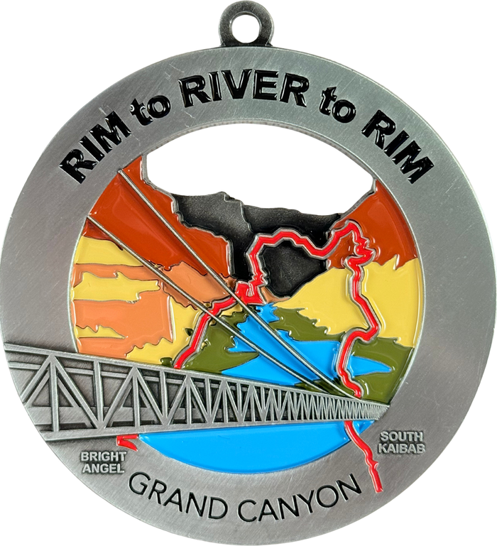 Grand Canyon Rim to River to Rim Medal