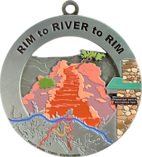 Grand Canyon Rim to River to Rim Medal - South Kaibab
