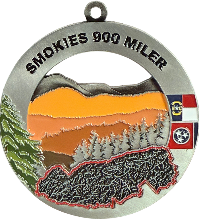 Smokies 900 Miler Medal