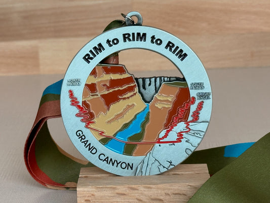 Grand Canyon Rim to Rim to Rim Medal
