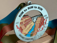 Grand Canyon Rim to Rim to Rim Medal